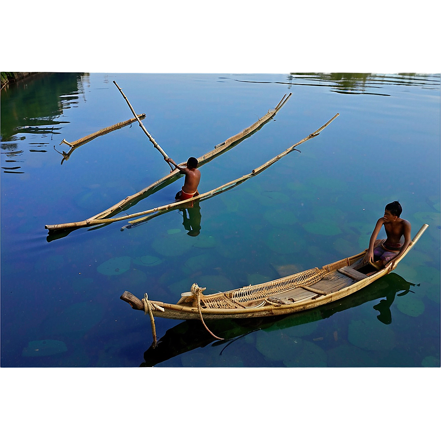 Asia Traditional Fishing Techniques Png 96 PNG Image