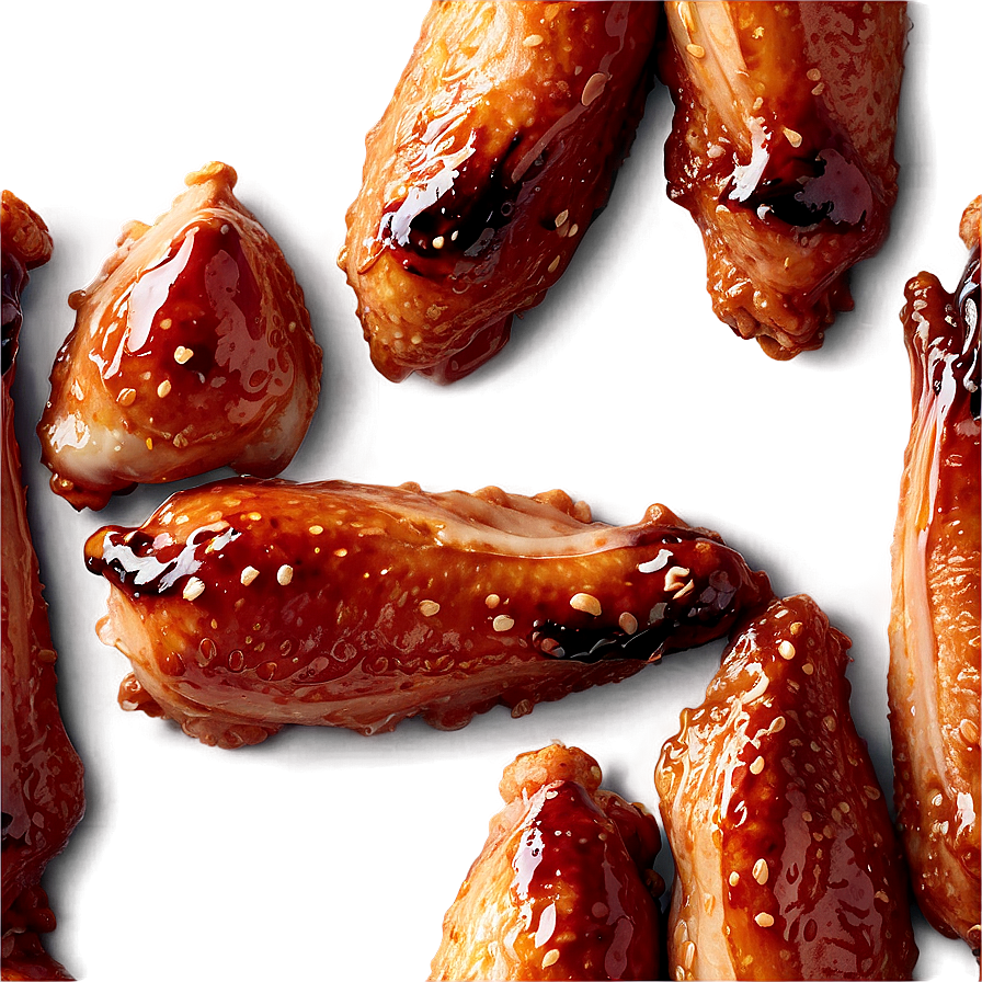 Asian Glazed Chicken Wings Png Nmj19 PNG Image