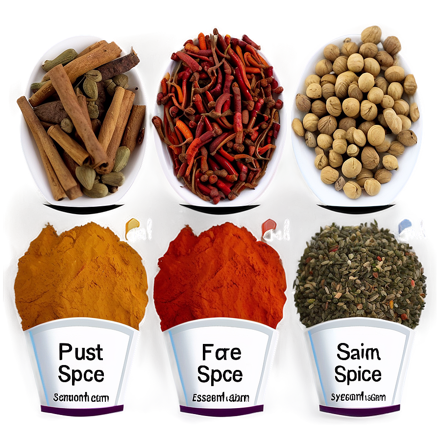 Asian Spice Selection Png 63 PNG Image