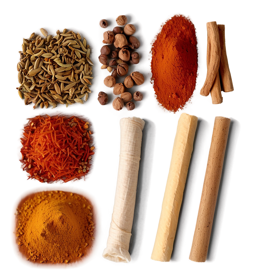 Asian Spice Selection Png Urc90 PNG Image