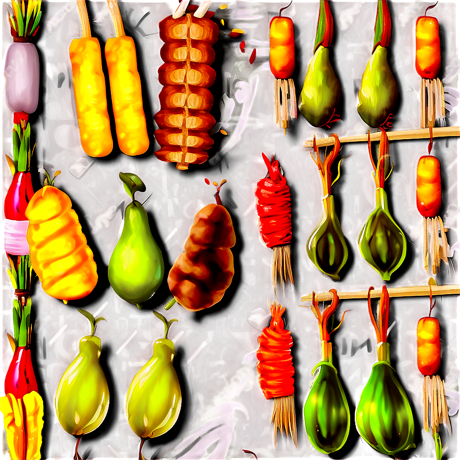 Asian Street Food Cooking Png 05212024 PNG Image