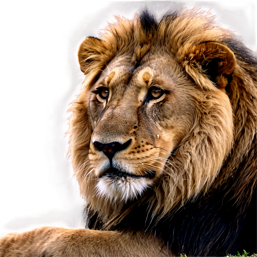 Asiatic Lion Endangered Png Osg PNG Image