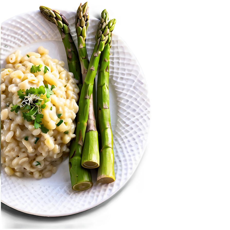 Asparagus Risotto Png Mwv40 PNG Image