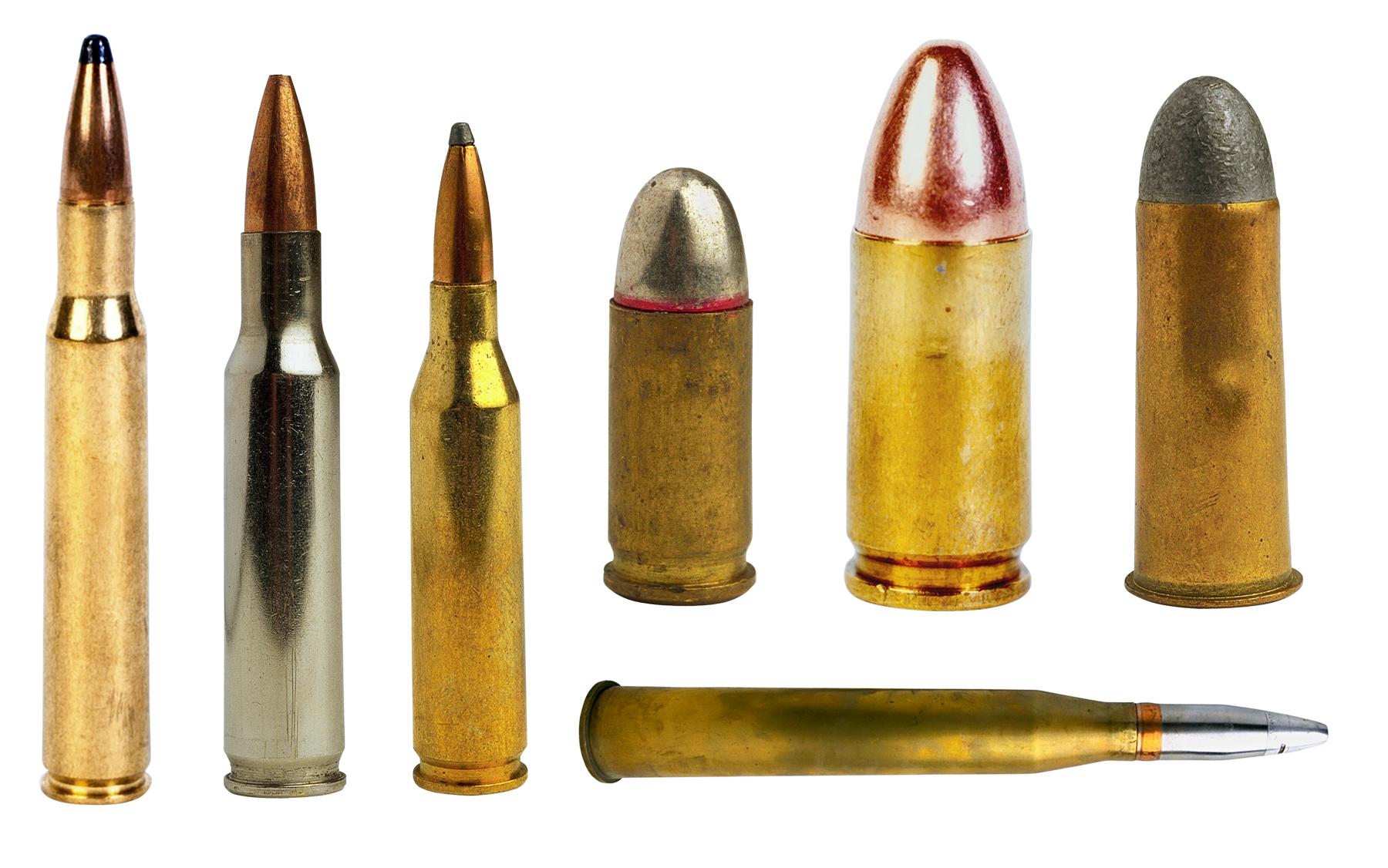 Assorted Ammunition Types PNG Image