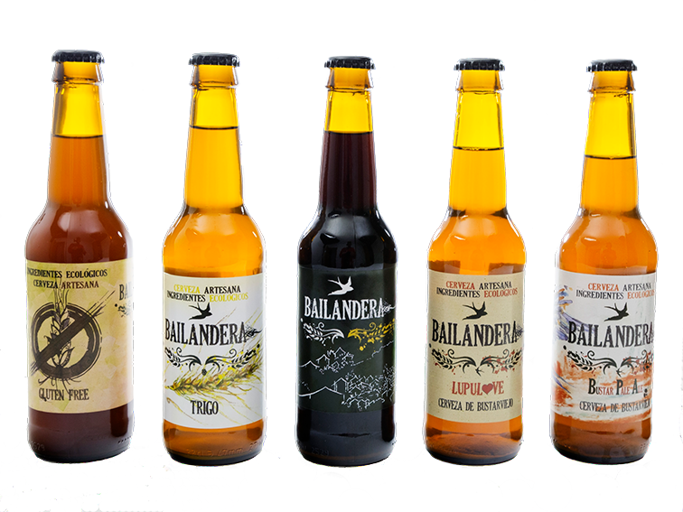 Assorted Artisanal Beer Bottles PNG Image