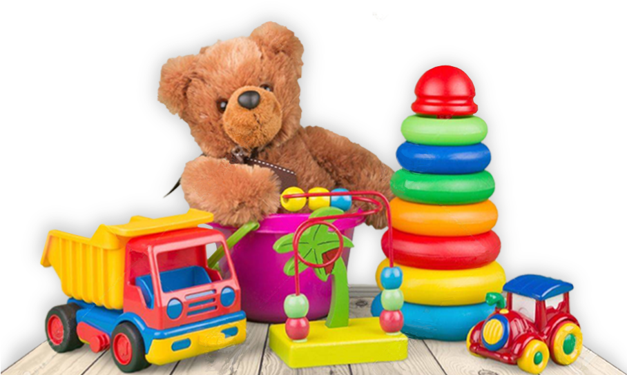 Assorted Childrens Toys Collection PNG Image