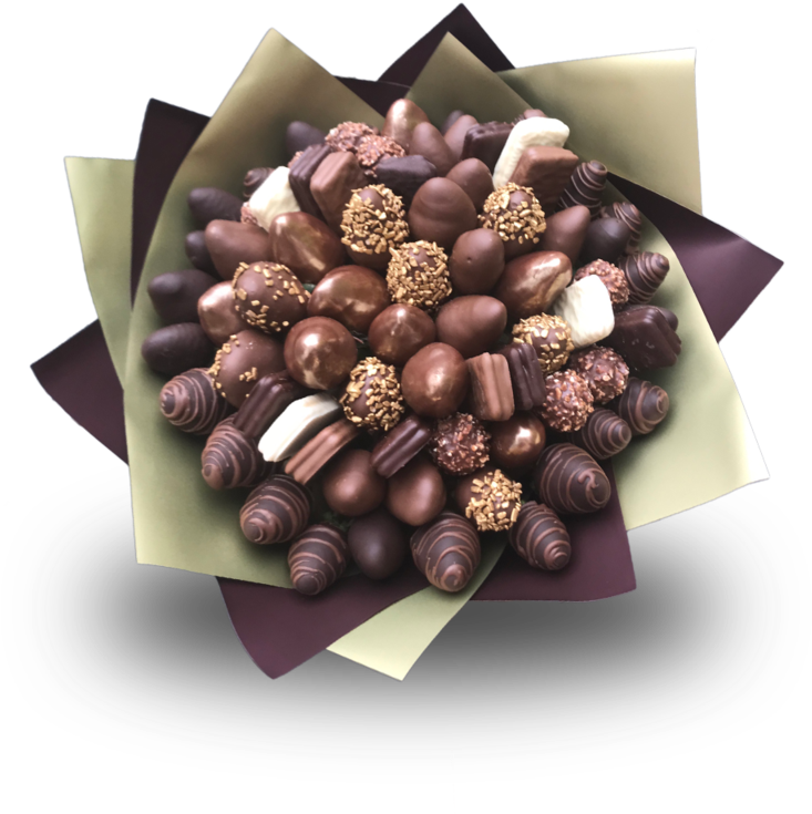 Assorted Chocolate Bouquet PNG Image