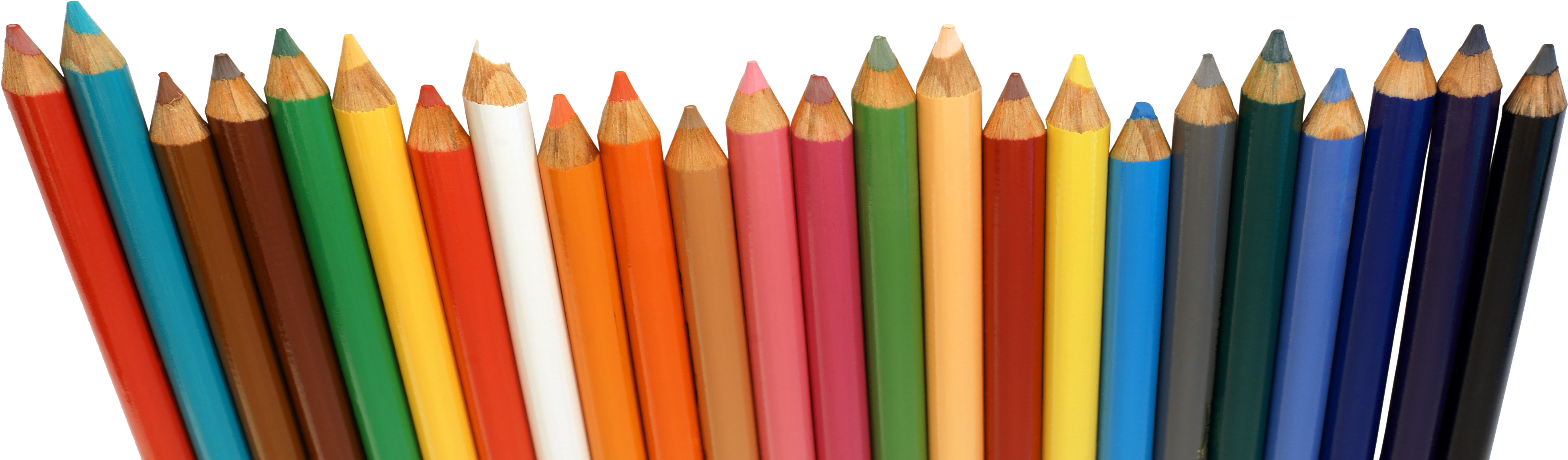 Assorted Colored Pencils PNG Image