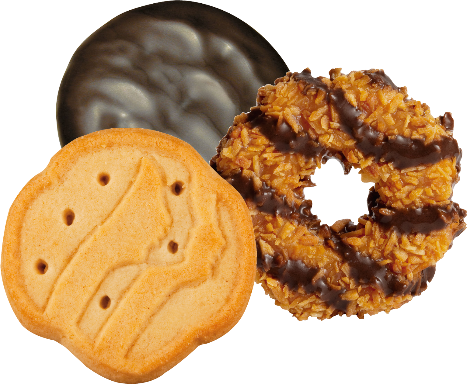 Assorted Cookies Transparent Background PNG Image