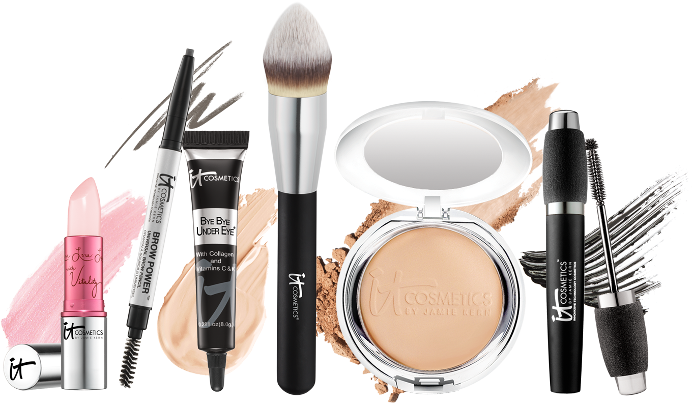 Assorted Cosmetics Collection PNG Image