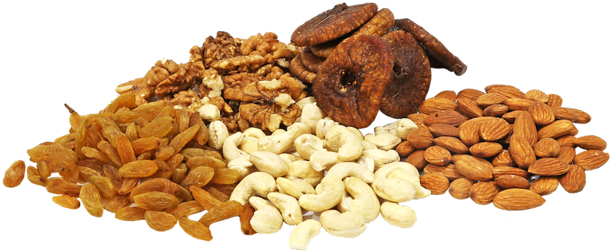 Assorted_ Dry_ Fruits_ Collection PNG Image