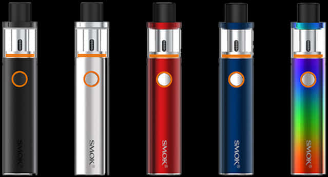 Assorted Electronic Cigarettes Collection PNG Image