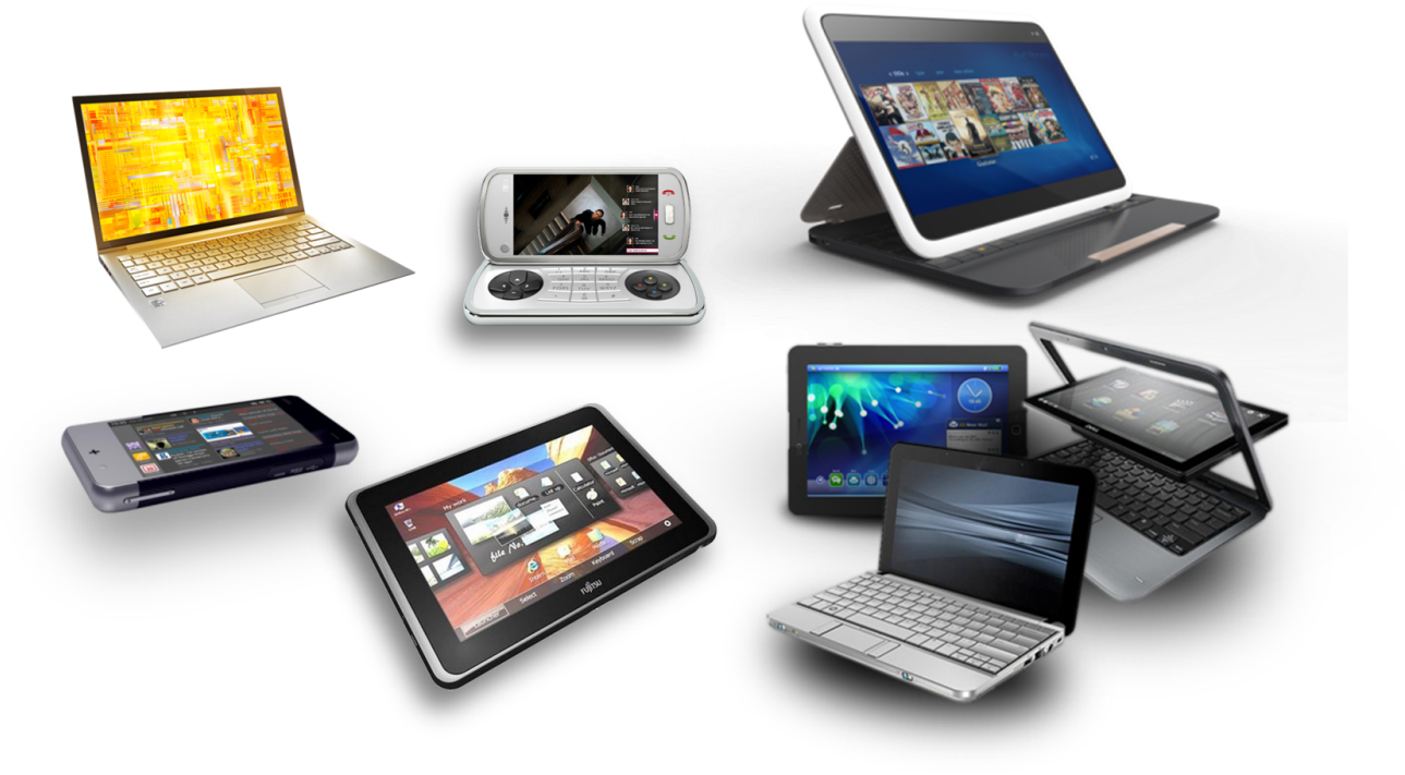 Assorted Electronic Devices Collection PNG Image