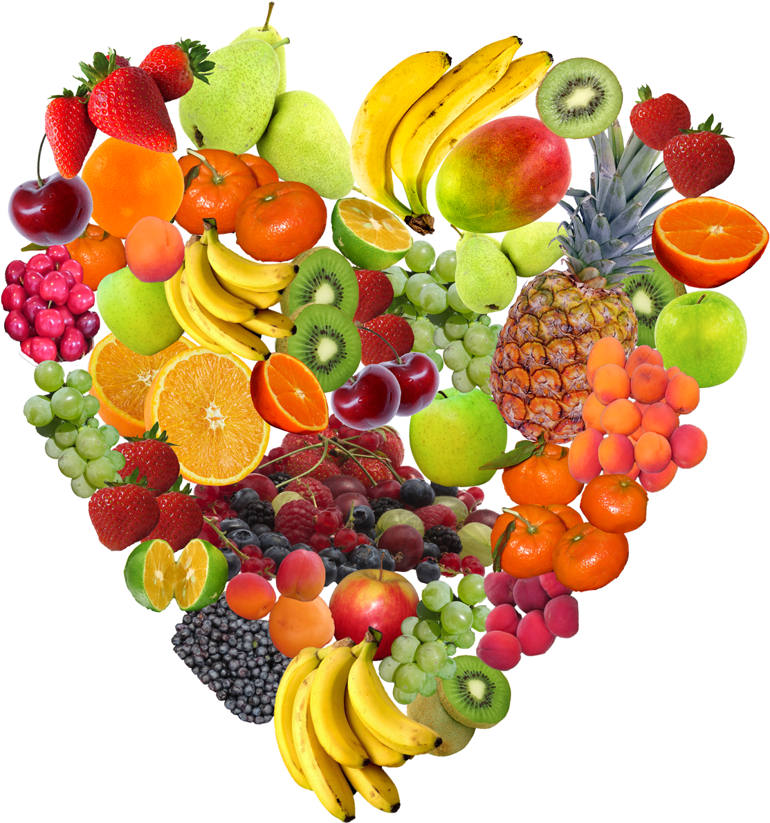 Assorted Fresh Fruit Collection PNG Image