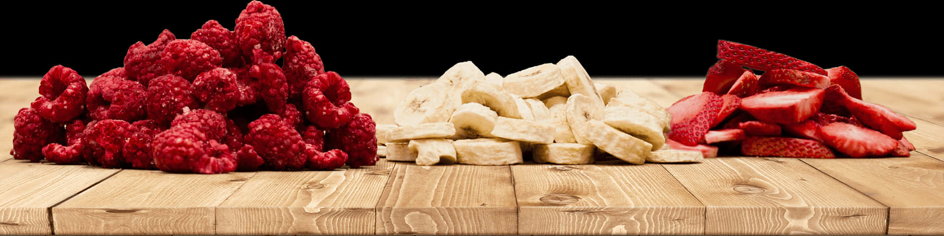 Assorted Fresh Fruits Wooden Tabletop PNG Image