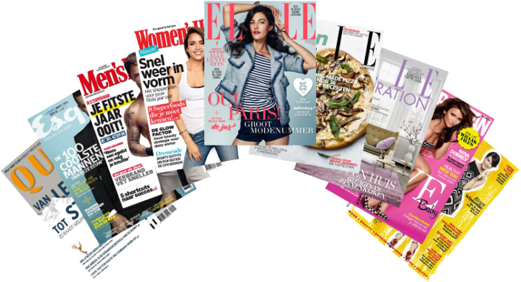 Assorted Magazine Covers Collection PNG Image