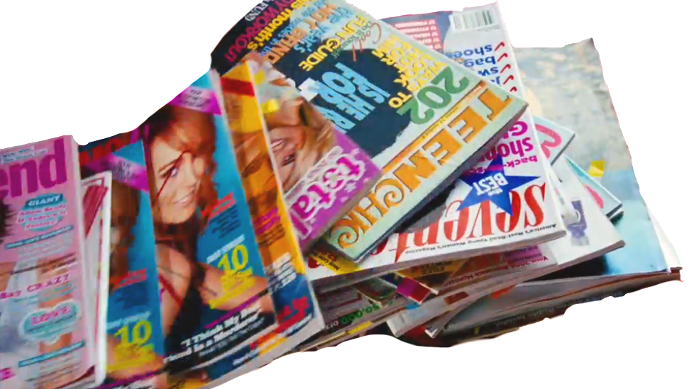 Assorted Magazines Collection PNG Image