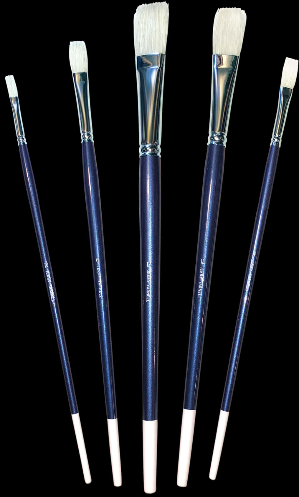 Assorted Paintbrushes Set PNG Image