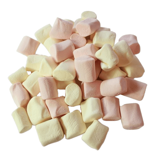 Assorted Pinkand White Marshmallows PNG Image