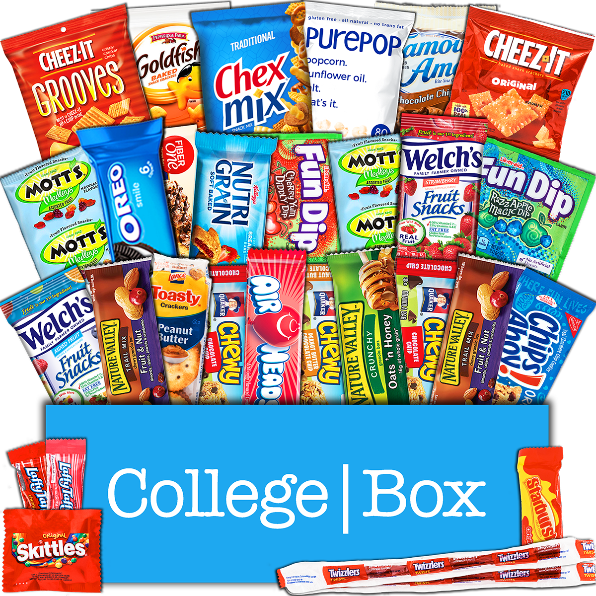 Assorted Snack Variety Pack PNG Image