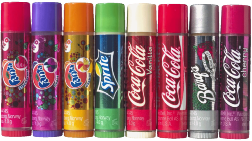 Assorted Soda Flavored Lip Balms PNG Image