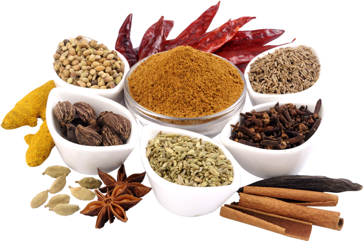 Assorted Spices Collection PNG Image