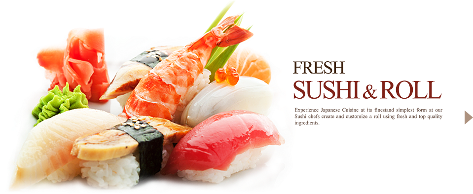 Assorted Sushi Selection Banner PNG Image