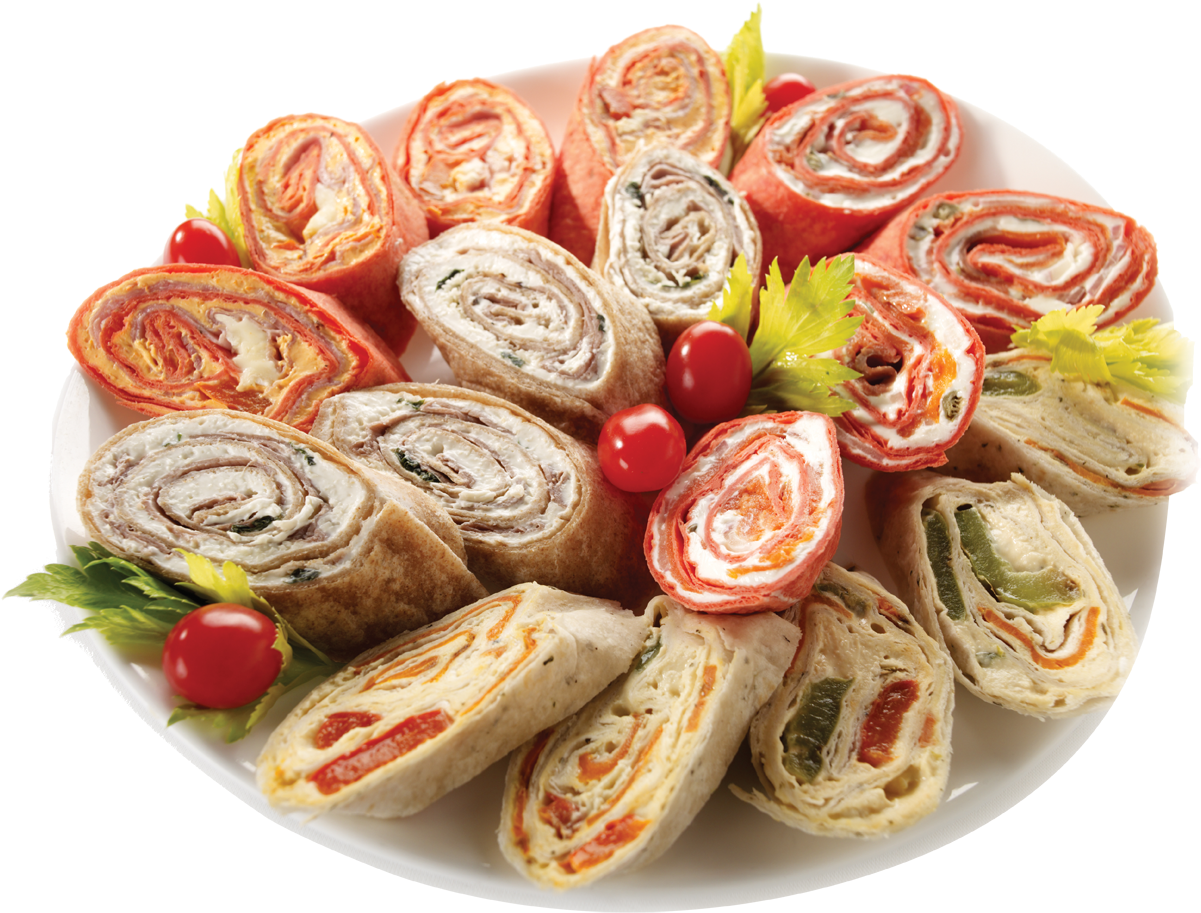 Assorted Wrap Platter PNG Image