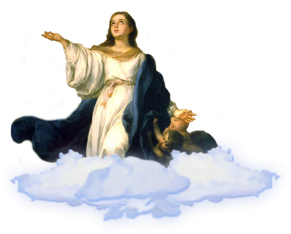 Assumptionof Mary Religious Art PNG Image