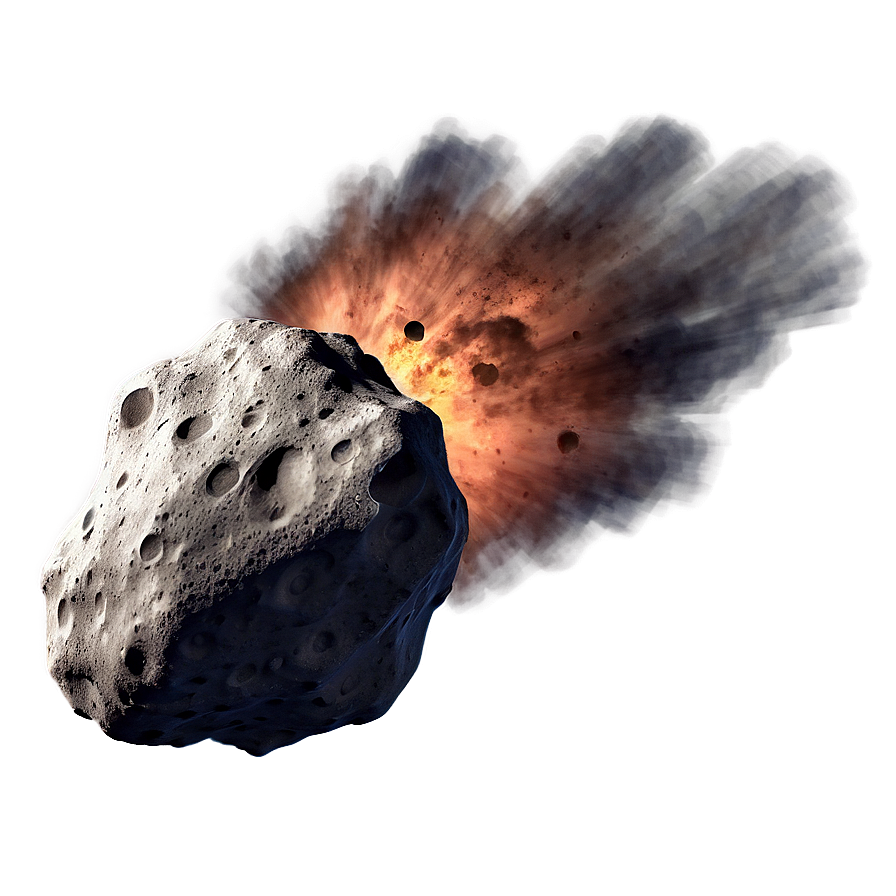 Asteroid Coming To Earth Png Xau PNG Image