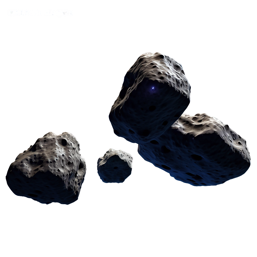 Asteroid Field Png 05252024 PNG Image