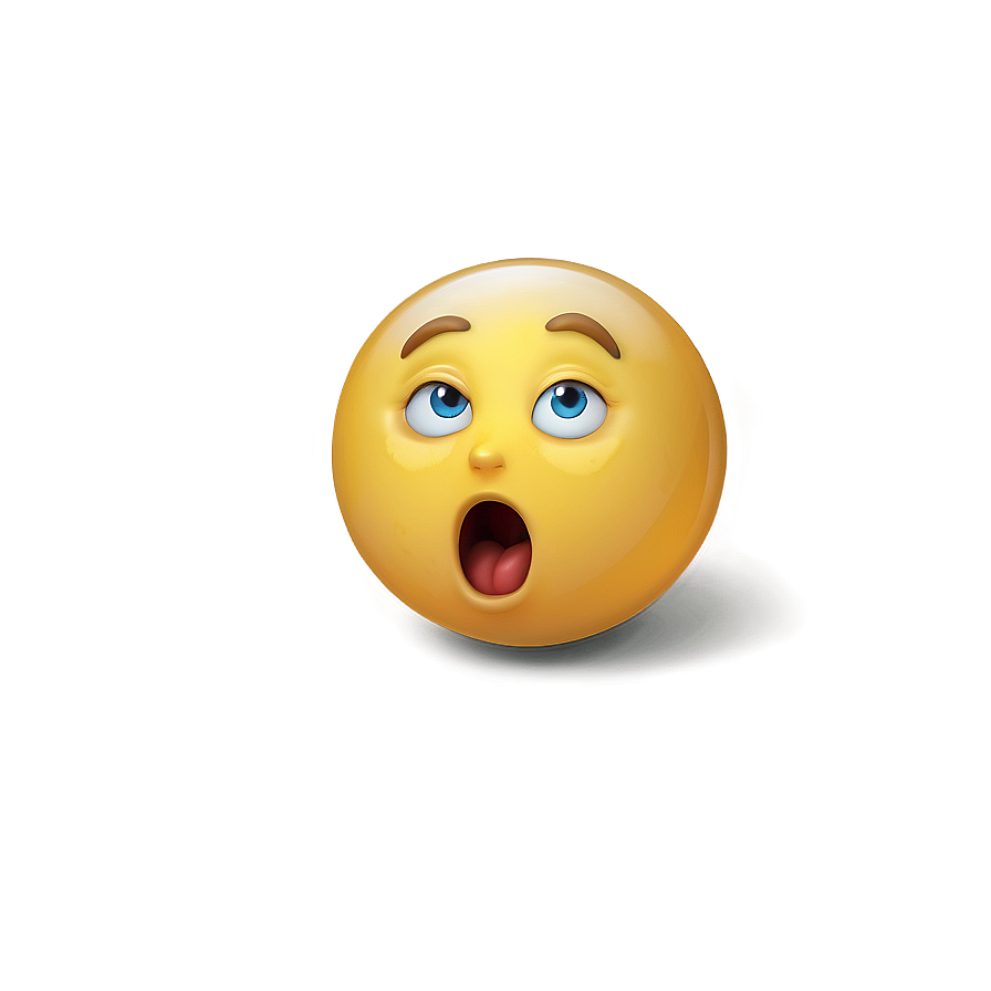 Astonished Emoji Icon Png Ctr51 PNG Image