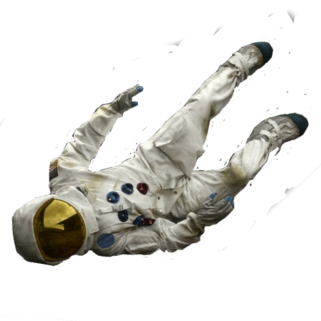 Astronaut Floatingin Space.png PNG Image