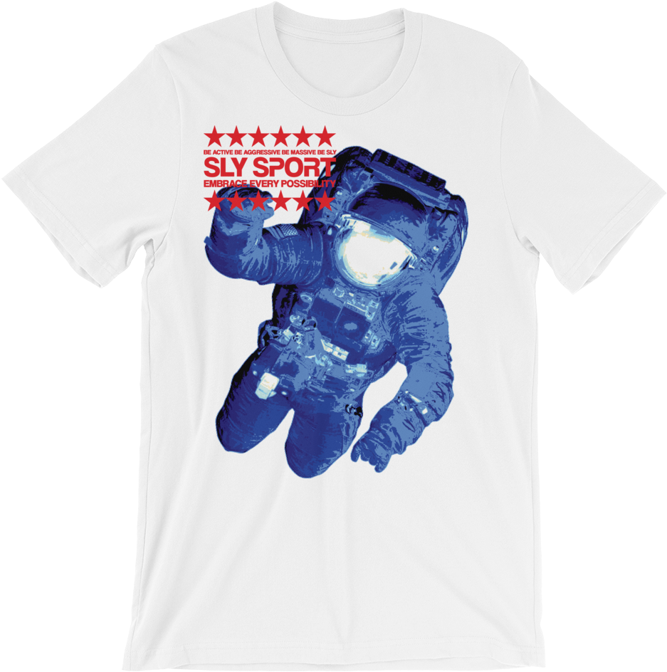 Astronaut Graphic Tshirt Design PNG Image