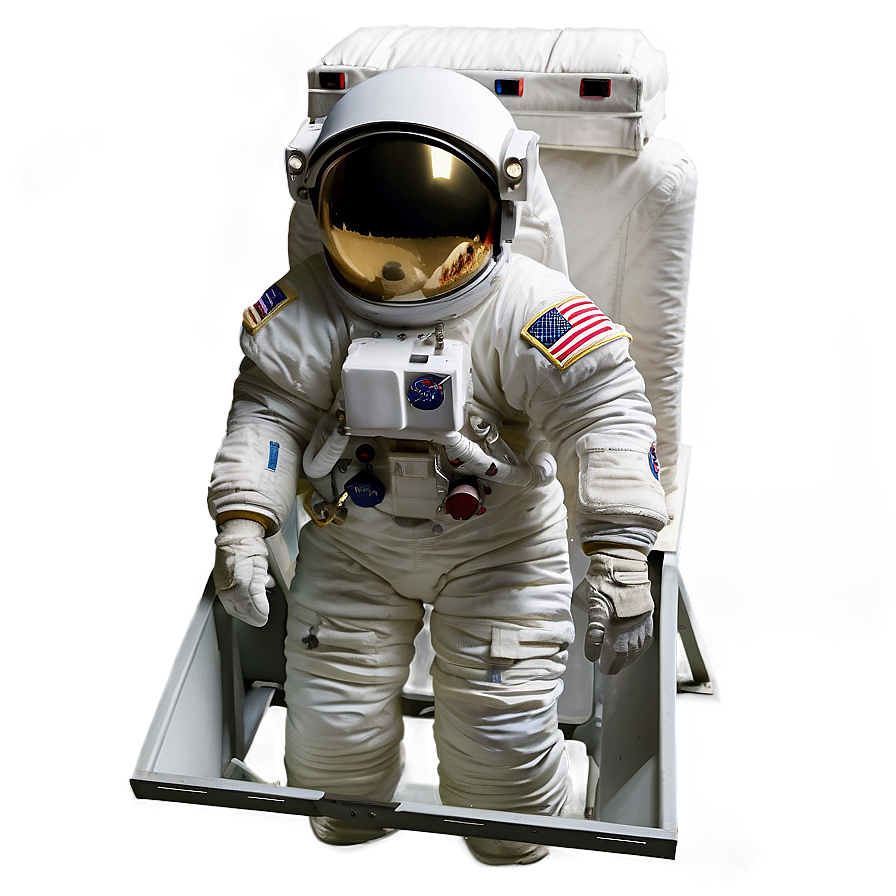 Astronaut In Lunar Lander Png Eys13 PNG Image