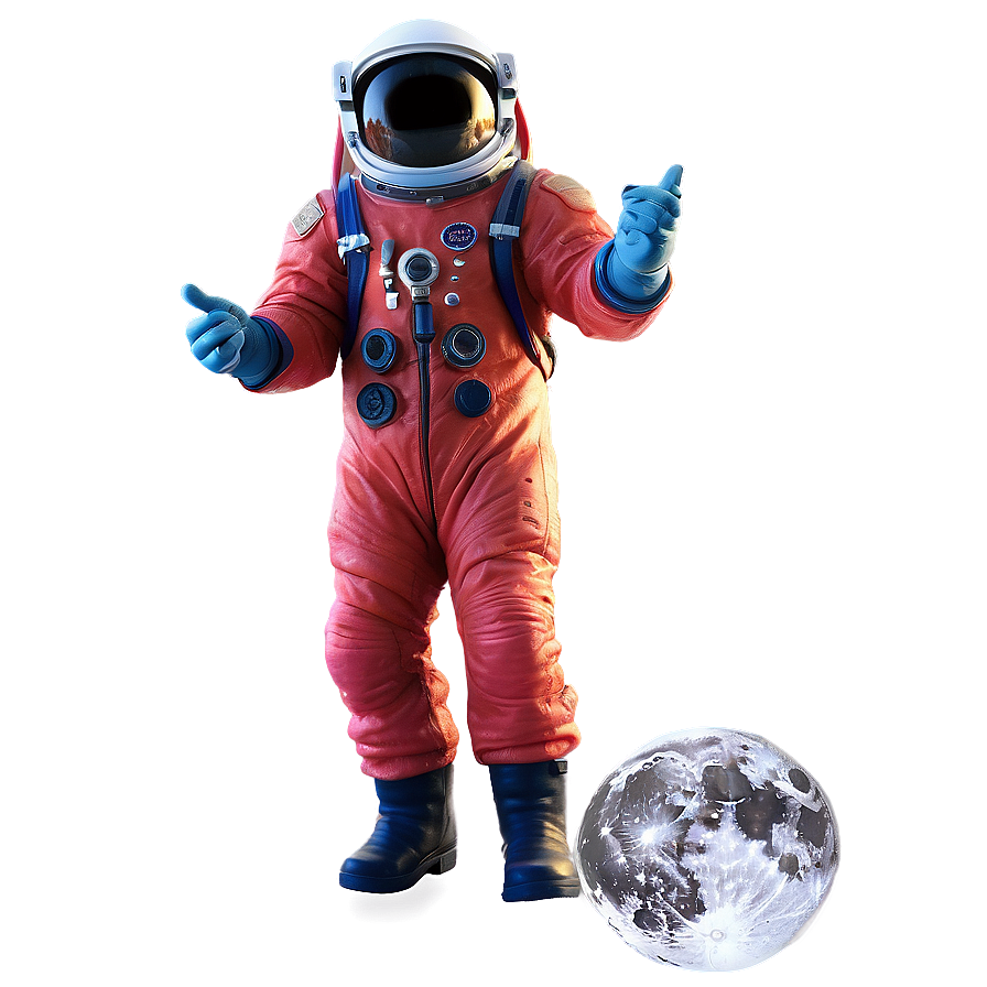 Astronaut On Alien Planet Png Upj45 PNG Image