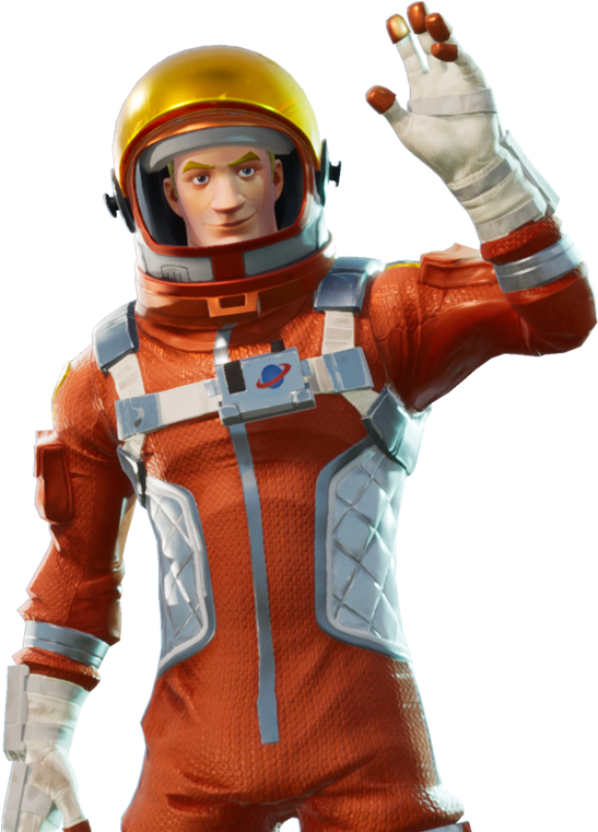 Astronaut Waving Gesture PNG Image