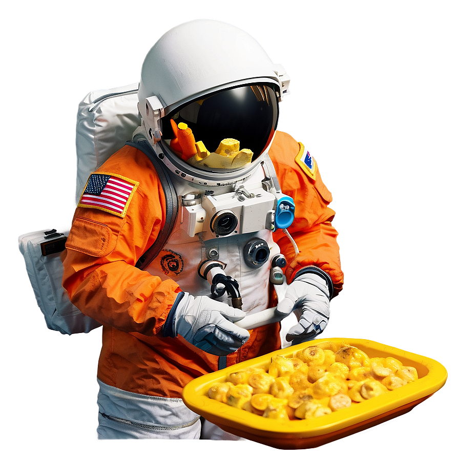 Astronaut With Space Food Png 71 PNG Image