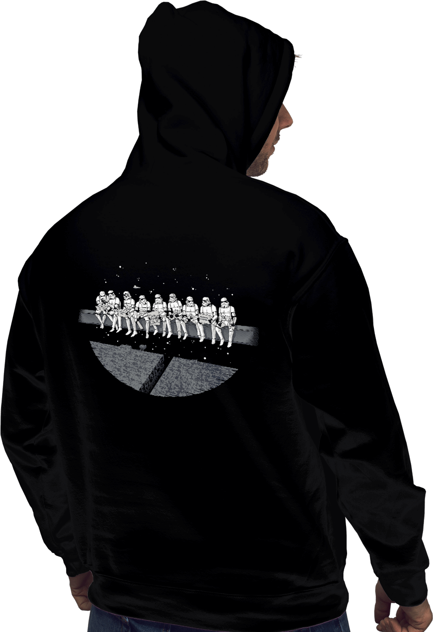 Astronauts Queue Hoodie Design PNG Image