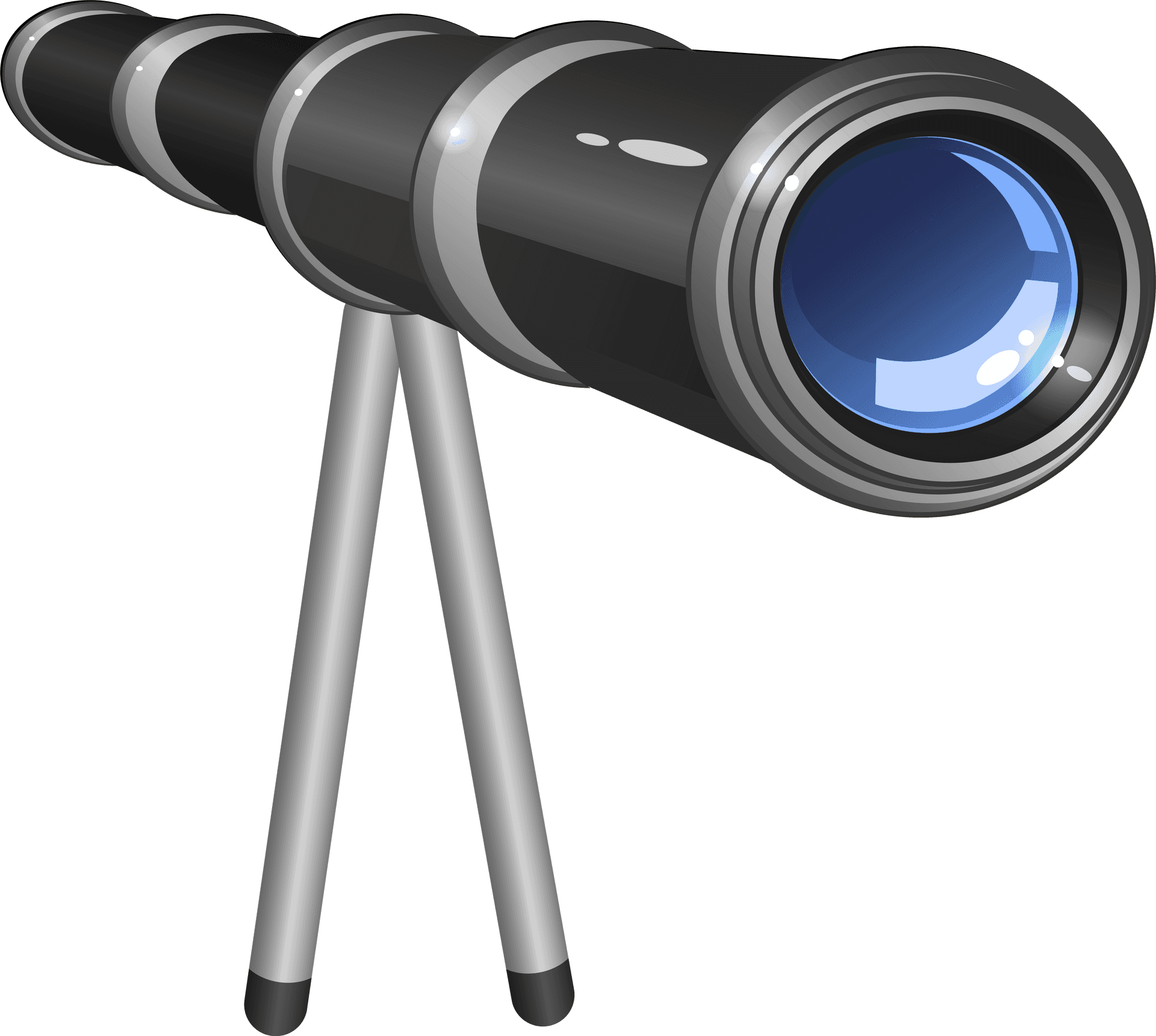 Astronomical Telescope Illustration PNG Image