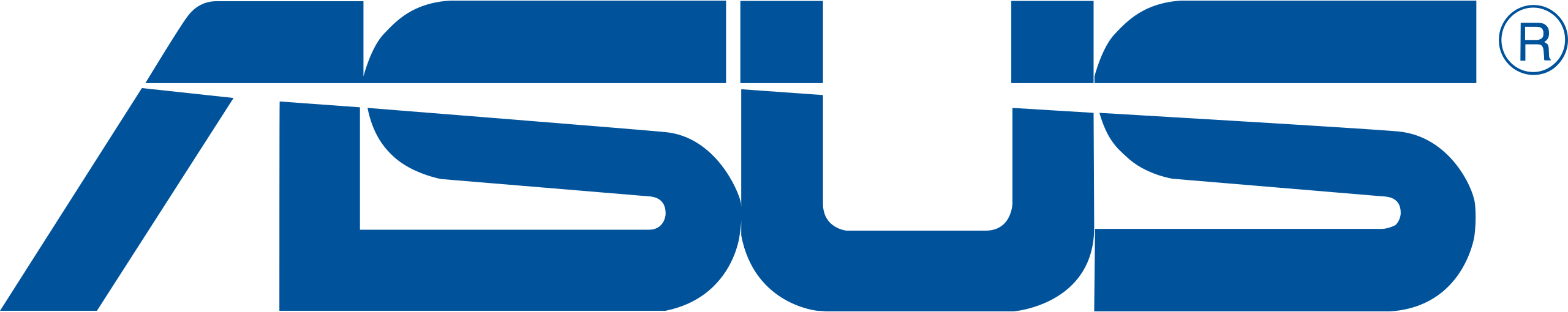 Asus Company Logo Blue Background PNG Image