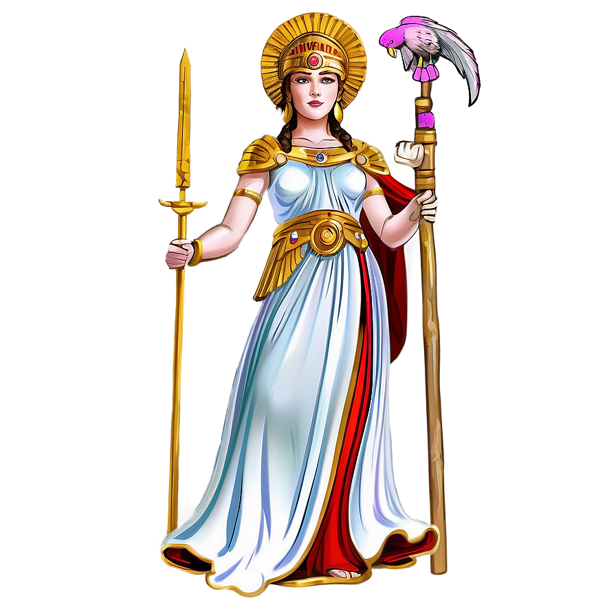 Athena Goddess Wisdom Png Kjs26 PNG Image