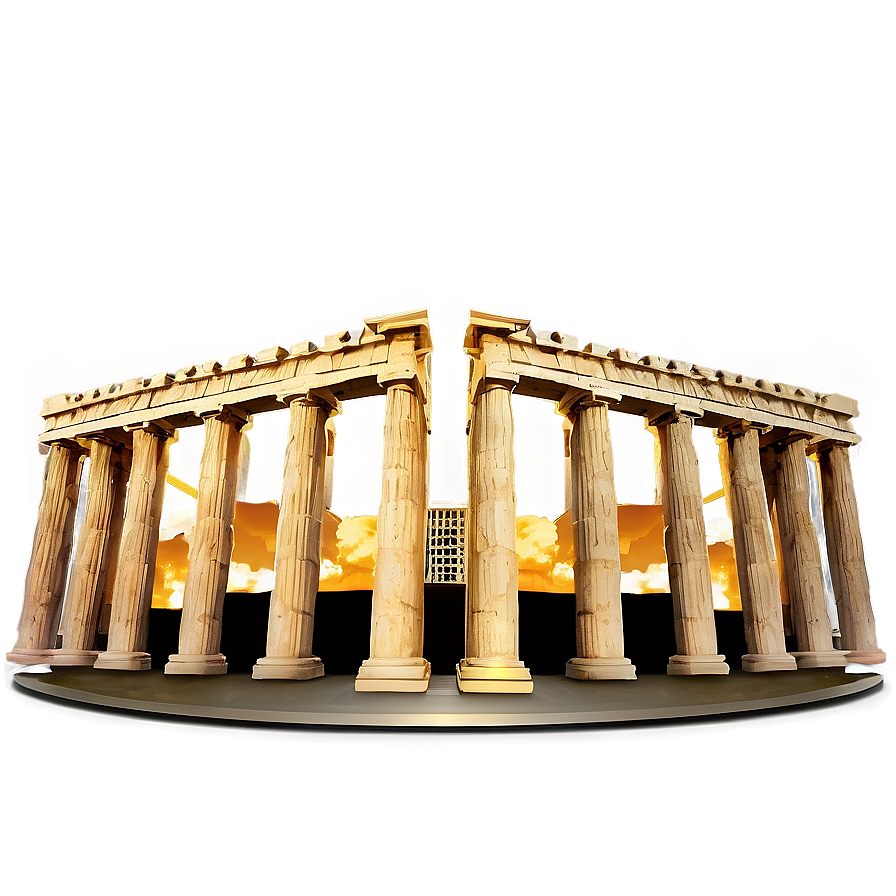 Athens Parthenon Icon Png Kyj PNG Image