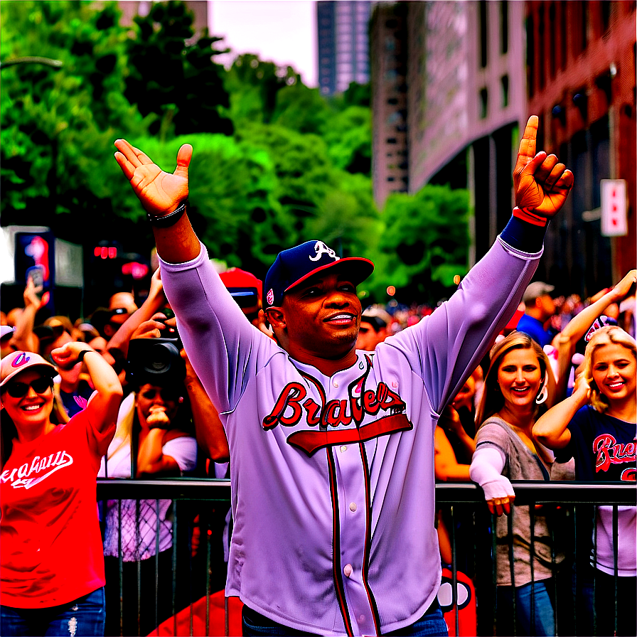 Atlanta Braves Championship Parade Png Hvm PNG Image