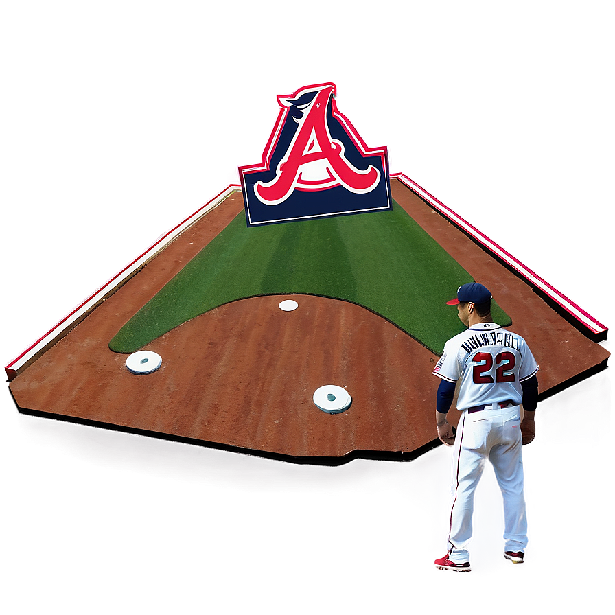 Atlanta Braves Pitching Mound Png Bdk PNG Image