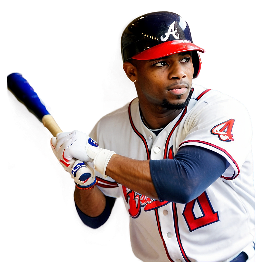 Atlanta Braves Player Batting Png 31 PNG Image