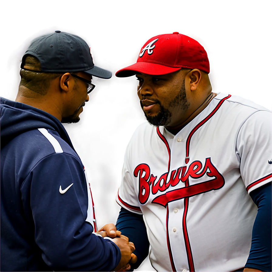 Atlanta Braves Team Meeting Png 05212024 PNG Image