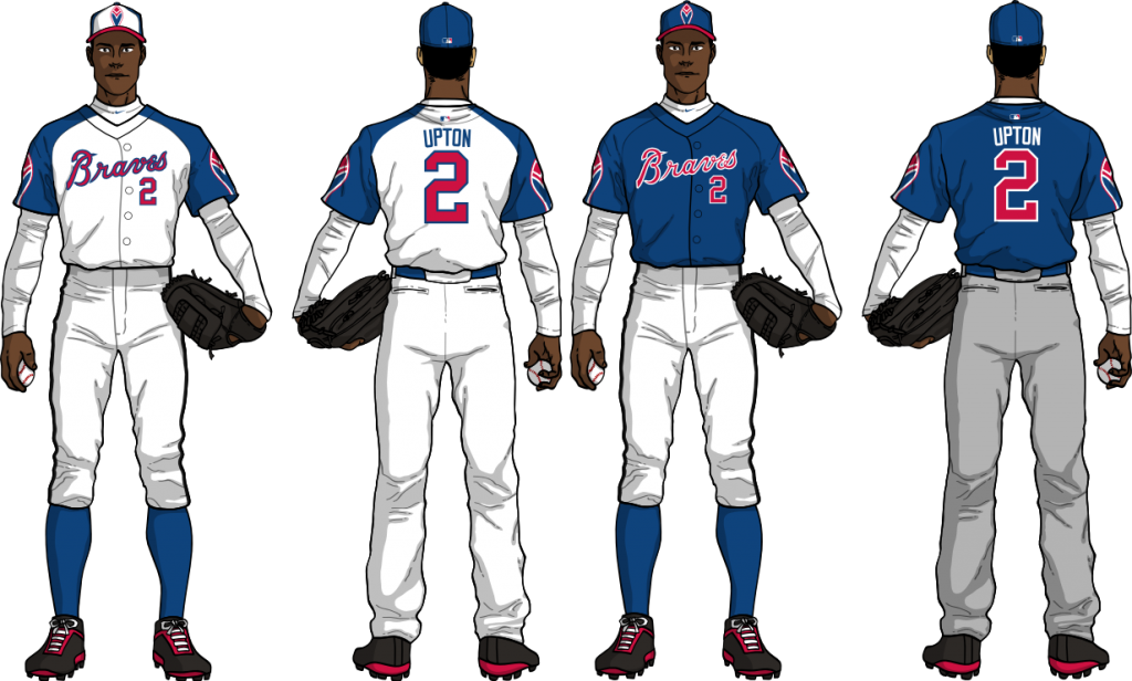 Atlanta Braves Uniform Concept Art PNG Image