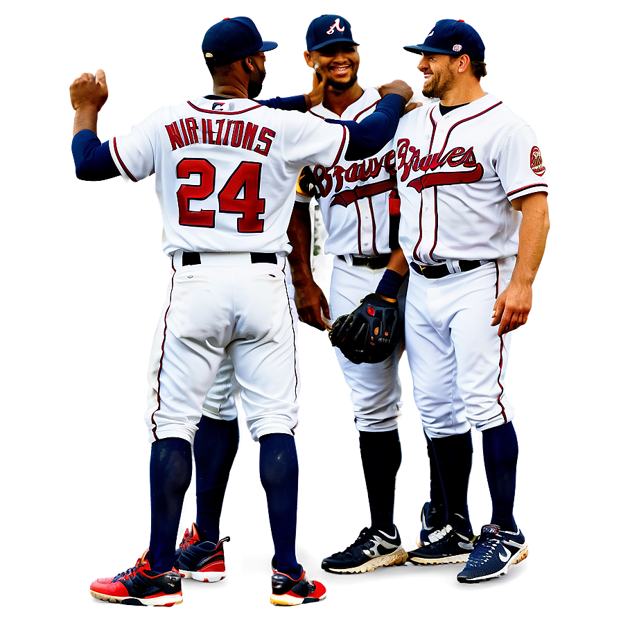 Atlanta Braves Victory Celebration Png Hmd10 PNG Image