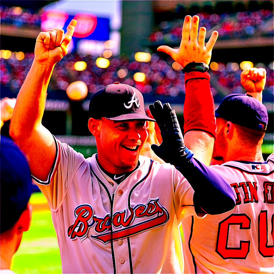 Atlanta Braves Victory Celebration Png Ruh52 PNG Image